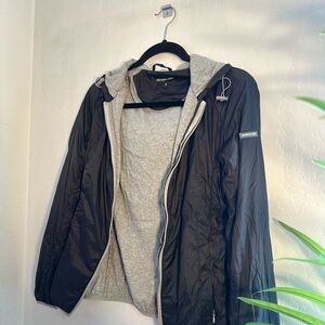 Members Only Black Windbreaker Jacket